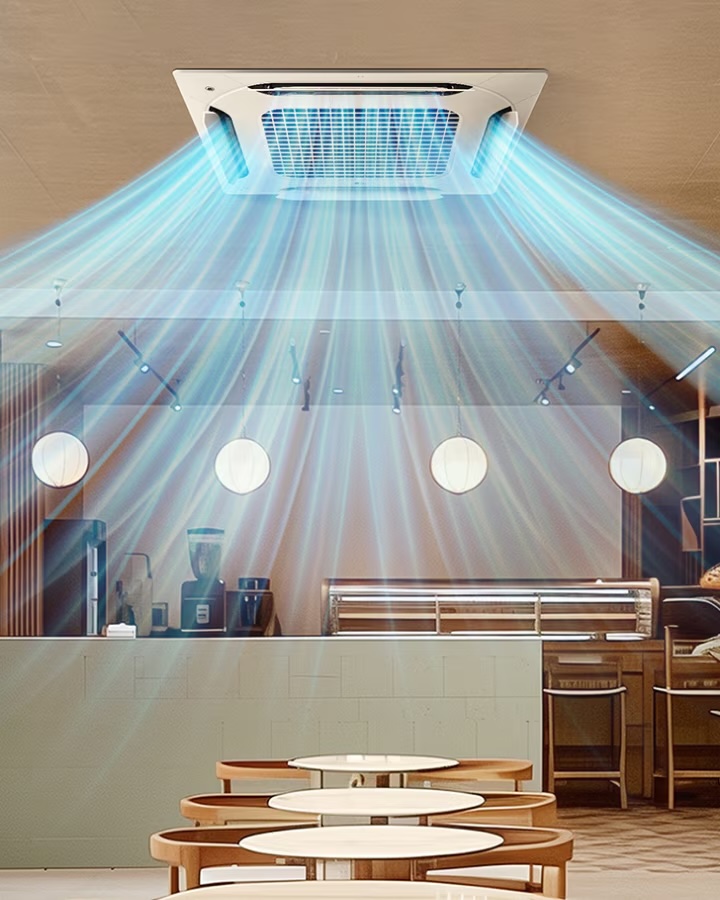 Ceiling cassette air conditioning unit