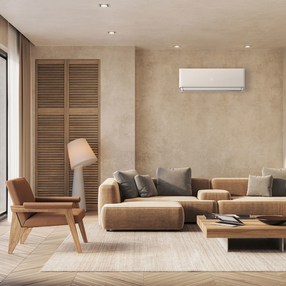 Wall-mounted split air conditioning unit